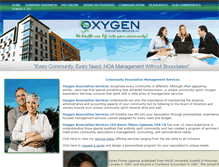 Tablet Screenshot of oxygenassociationservices.com